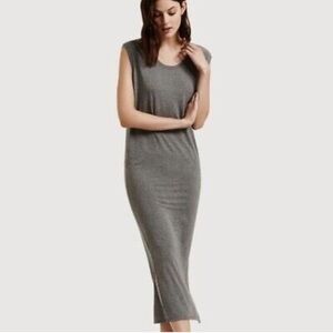 Kit and Ace NWOT Gray Cashmere Blend Sleeveless Everywhere Maxi Dress Size 8